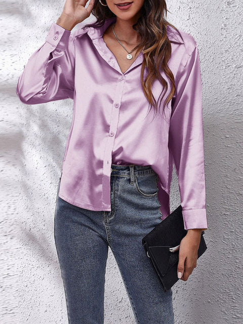 Liora | Camicia in seta a maniche lunghe