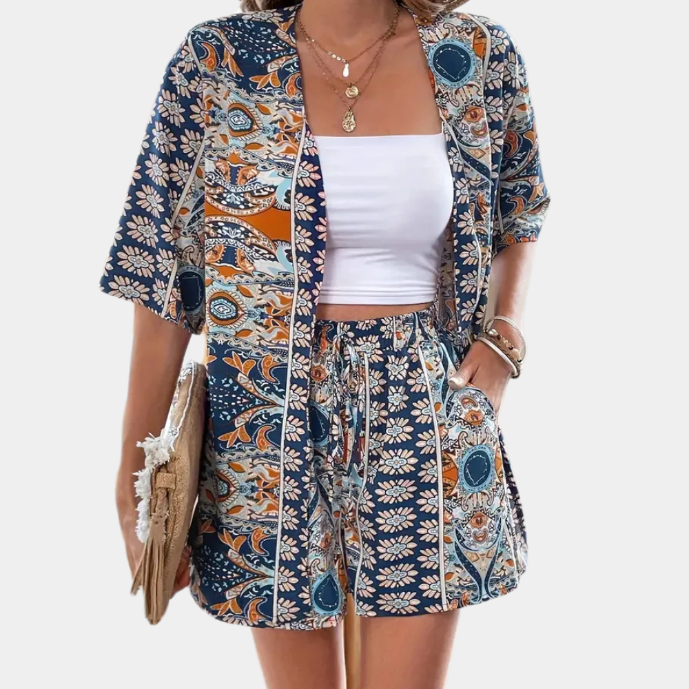Zomerjurk Set voor Dames Tweedelig Comfortabel - Mode Vibes