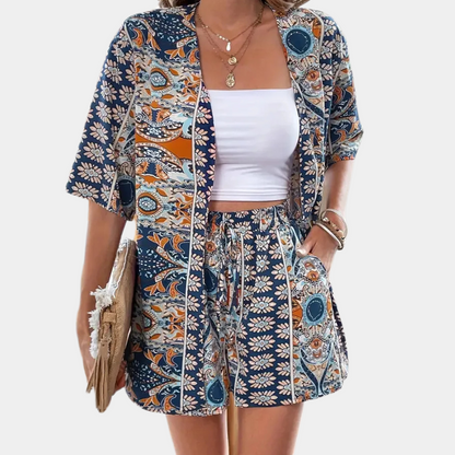 Zomerjurk Set voor Dames Tweedelig Comfortabel - Mode Vibes