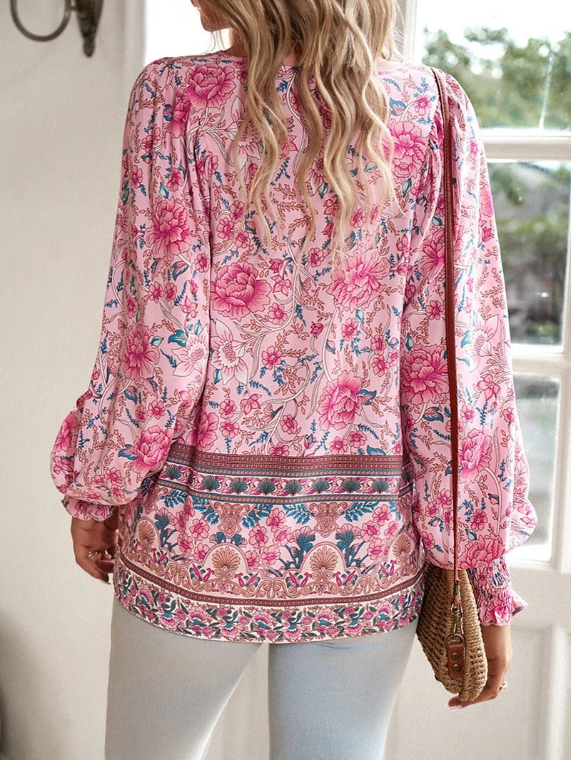 Lisa | Top leggero ed elegante con stampa floreale 6