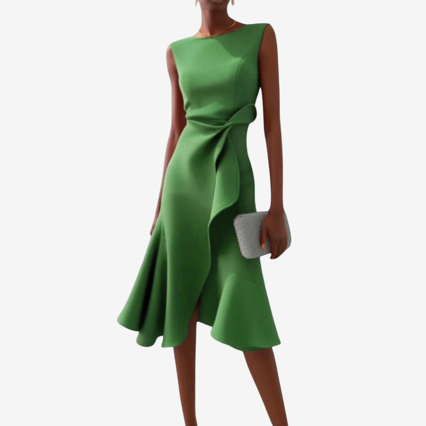 Livia | Elegante Asymmetrische Midi Jurk Dames voor Bruiloft 3