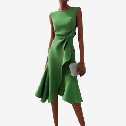 Livia | Elegante Asymmetrische Midi Jurk Dames voor Bruiloft 3
