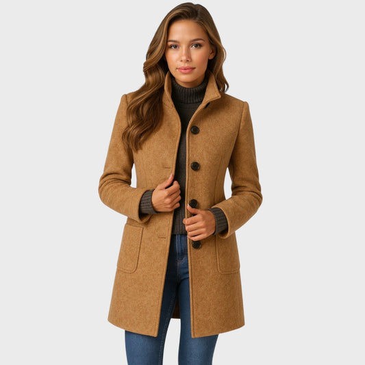 Livia | Elegante Lange Dames Jas voor de Winter 0