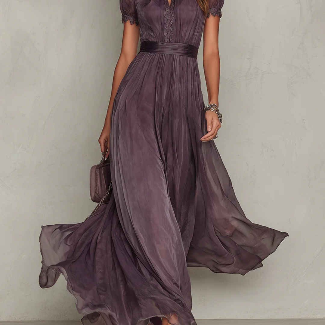 Livia | Elegante Lange Jurk Dames Maxi Jurk Zomer 3