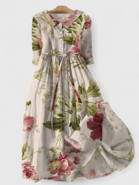 Livia | Elegante Midi Jurk Dames voor Bruiloft en Casual Gelegenheden 0