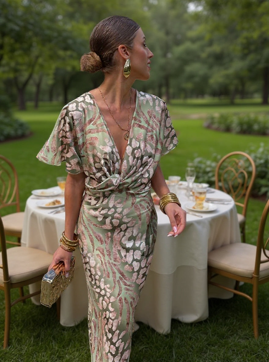 Livia | Elegante Midi Jurk Dames voor Bruiloft en Speciale Gelegenheden 7