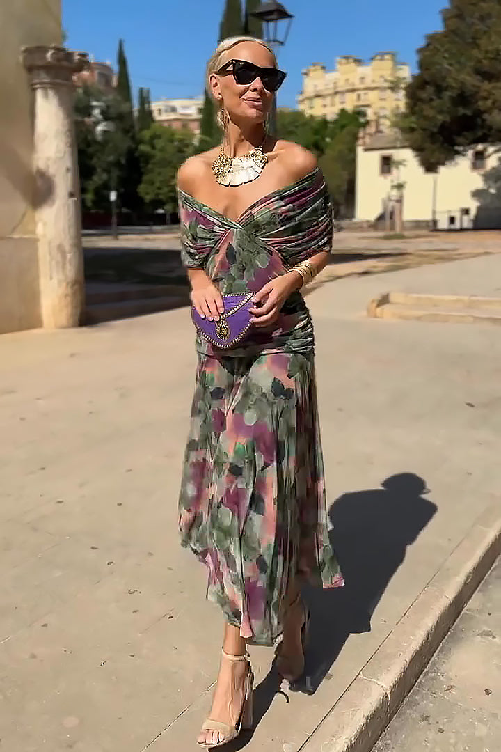 Livia | Elegante V-Hals Lange Ceremoniejurk voor Bruiloften 3