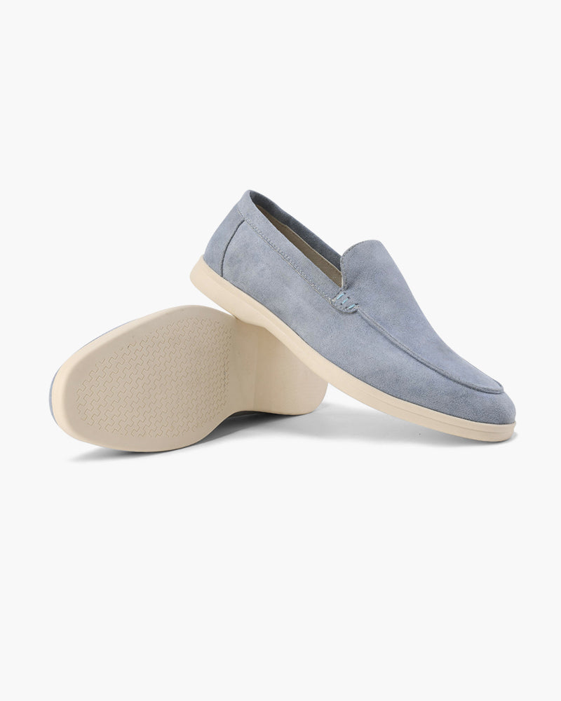 Herenzomerloafers van Suède Elegante Stijl
