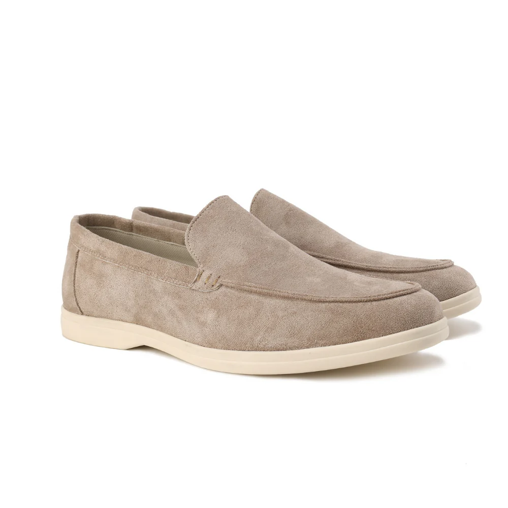 Pier - Loafers voor Heren – Suède Instappers met Comfortzool