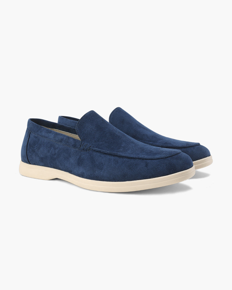 Herenzomerloafers van Suède Elegante Stijl