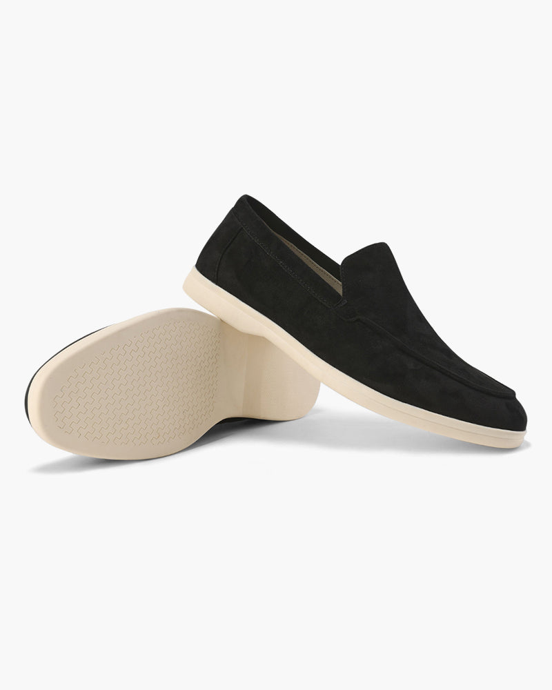 Herenzomerloafers van Suède Elegante Stijl