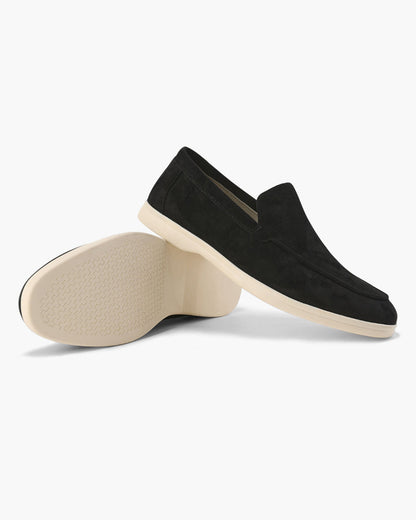 Herenzomerloafers van Suède Elegante Stijl