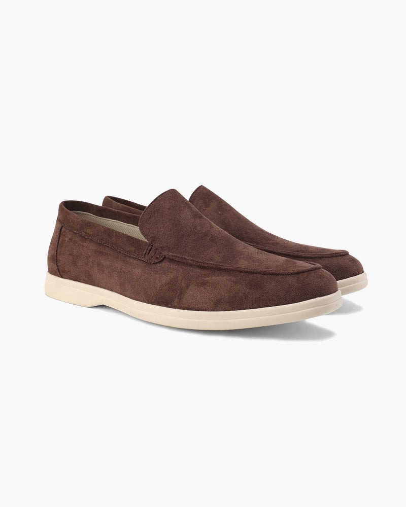 Herenzomerloafers van Suède Elegante Stijl