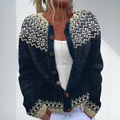 Lola | Gezellig, grof gebreid vest voor dames