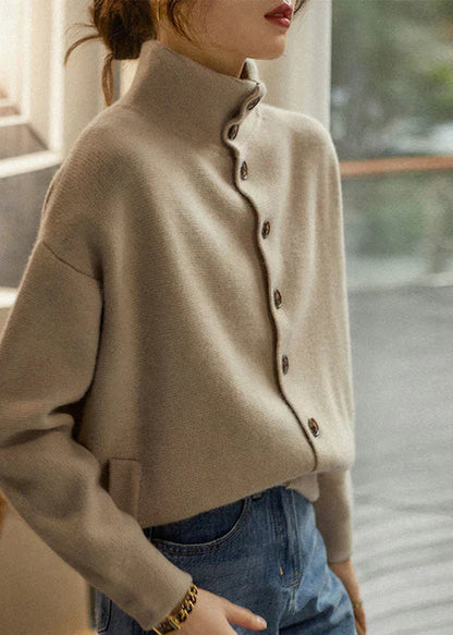 Klassieke Coltrui met Knoopsluiting voor Dames - Mode Vibes