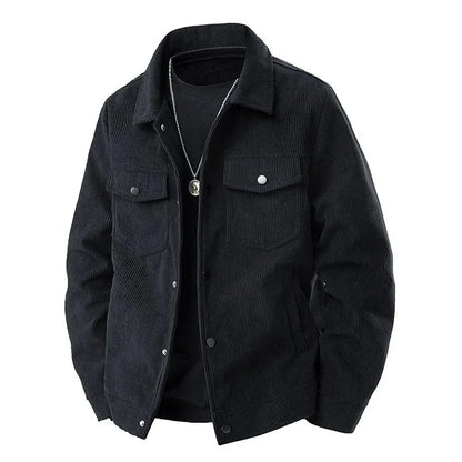 Heren Corduroy Jas Casual Comfortabel