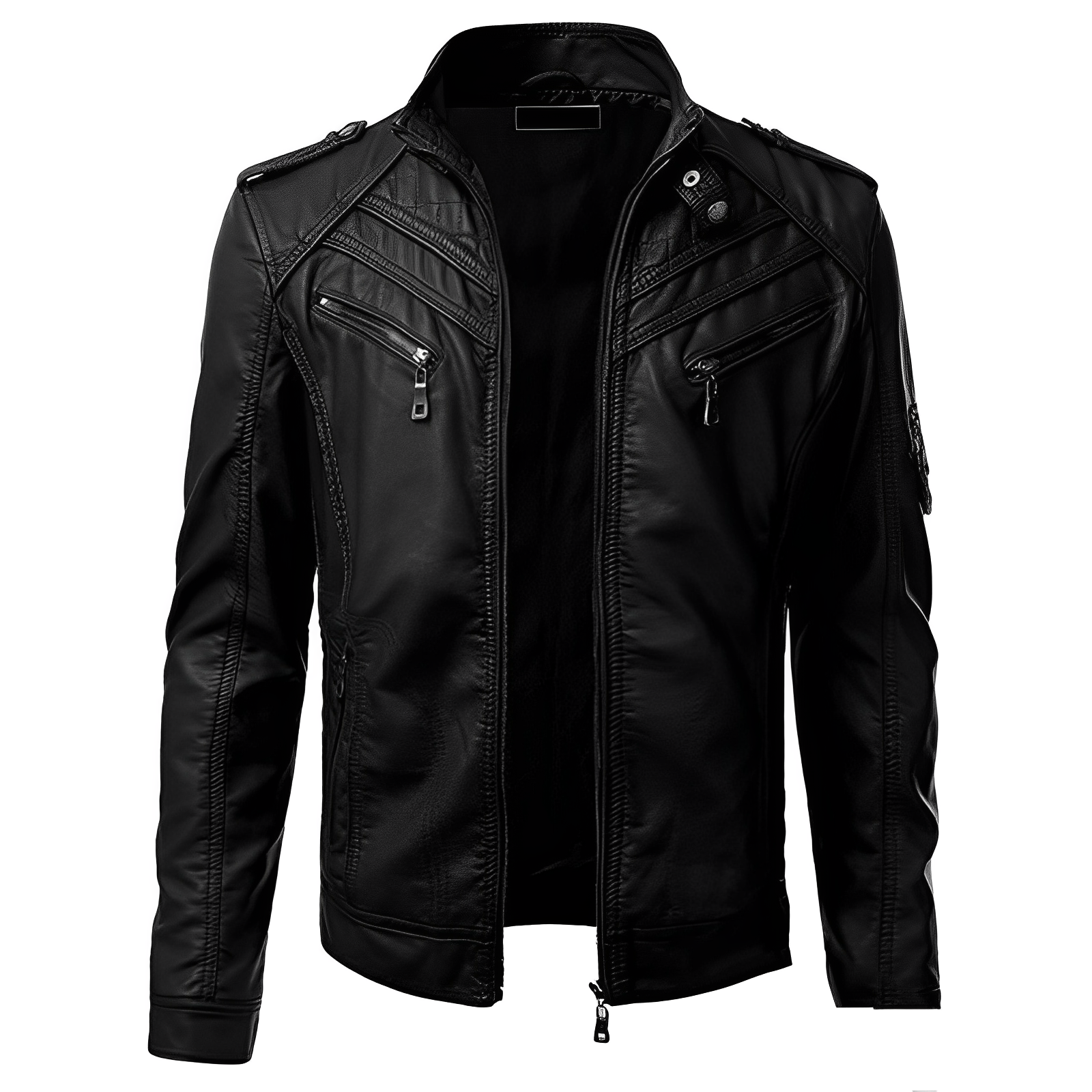 Lorenzo | Heren Leren Jack – Glad, Functioneel & Stijlvol 0