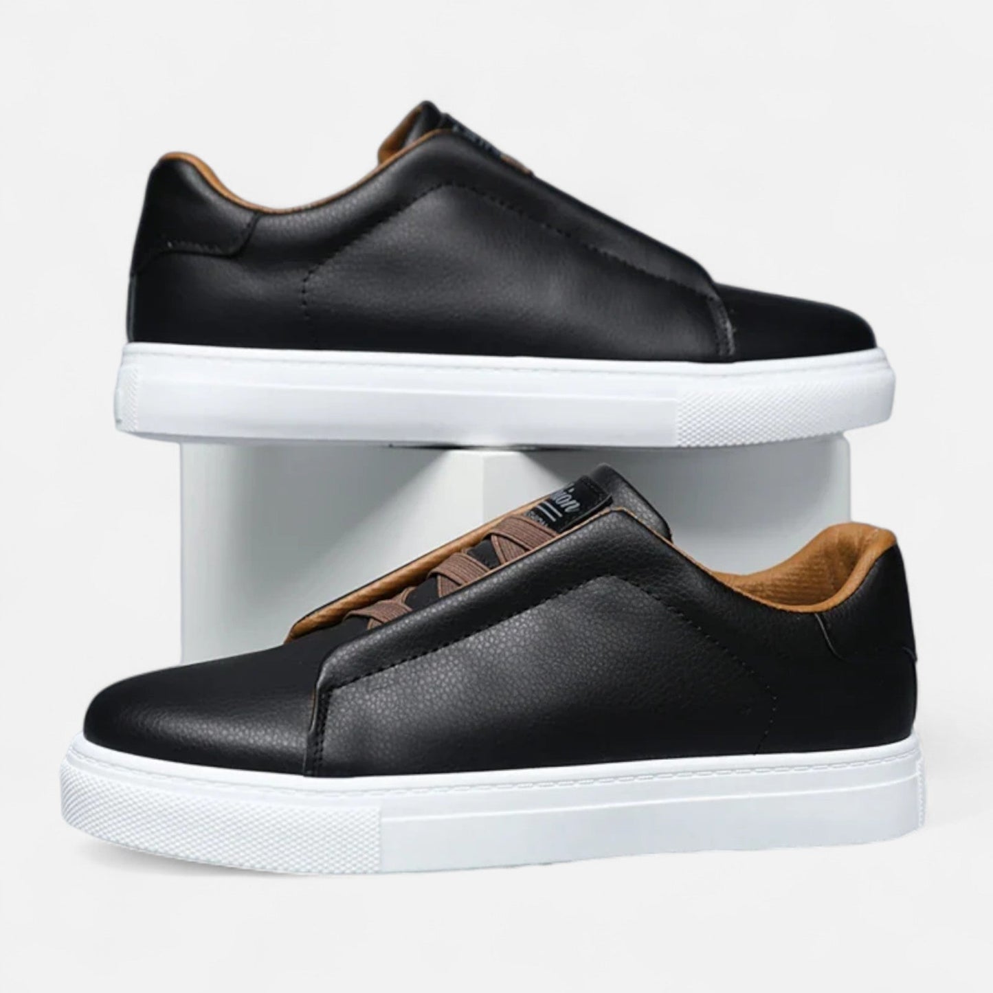 Lorenzo | Premium leren slip-on sneakers voor heren 3