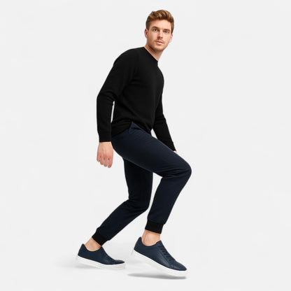 Lorenzo | Premium leren slip-on sneakers voor heren 6
