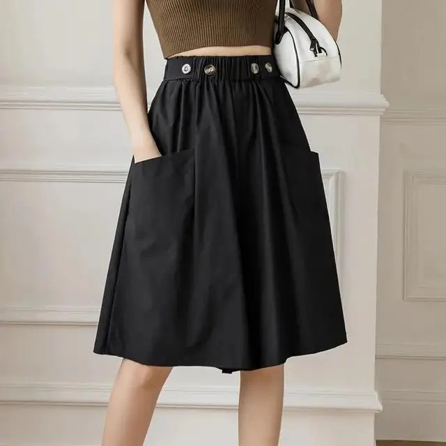 Trendy All-Match Hoge Taille Shorts