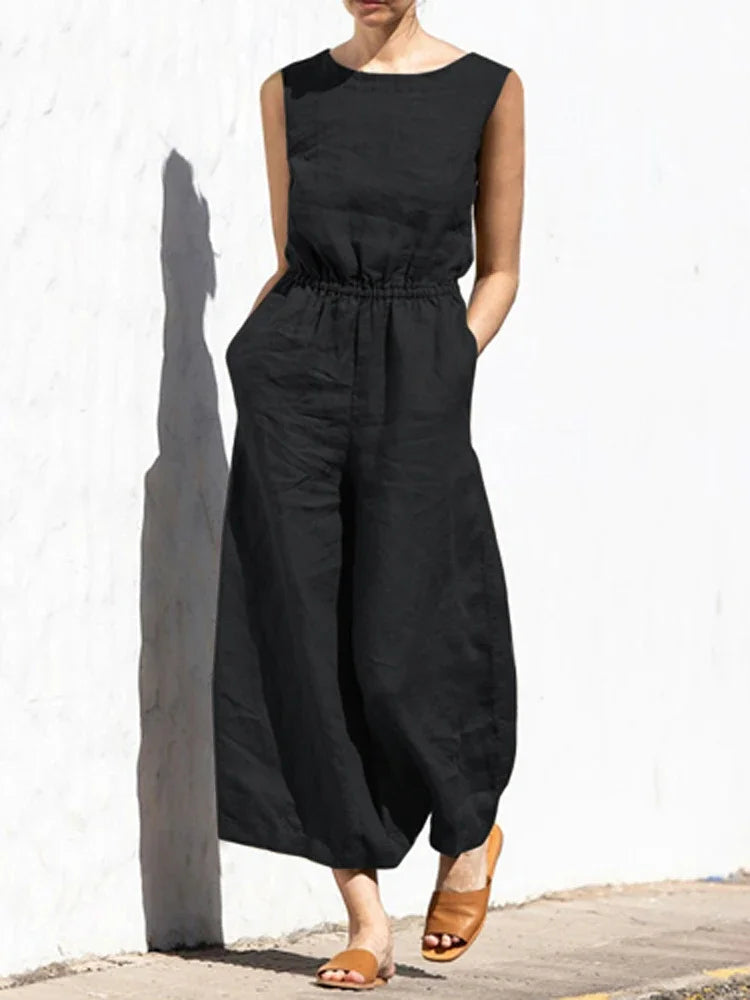 Zomerse Losse Dames Jumpsuit voor Comfortabele Stijl