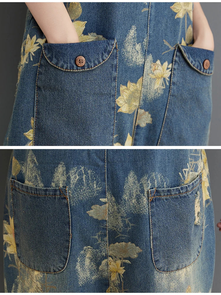 Zomerse Denim Jumpsuit voor Dames