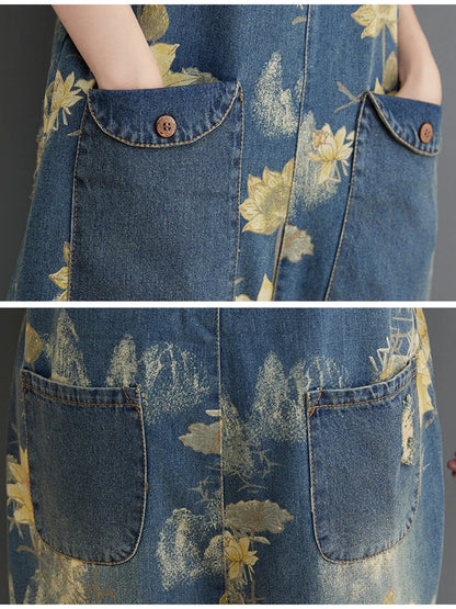 Zomerse Denim Jumpsuit voor Dames