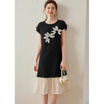 Louis Yao Zomerjurk met 3D Bloemenprint