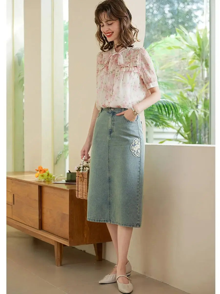 Petal & Pearl Bloemenblouse