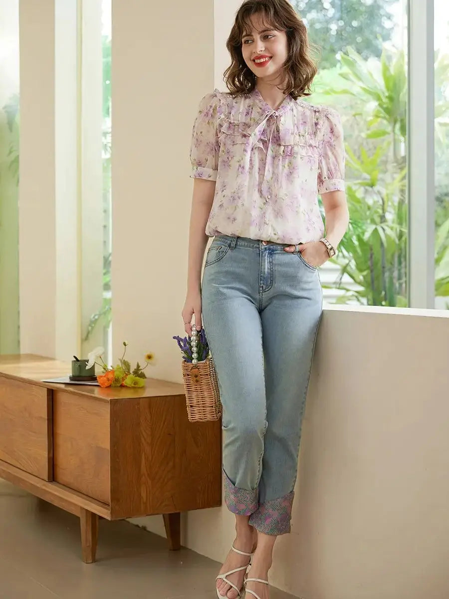 Petal & Pearl Bloemenblouse