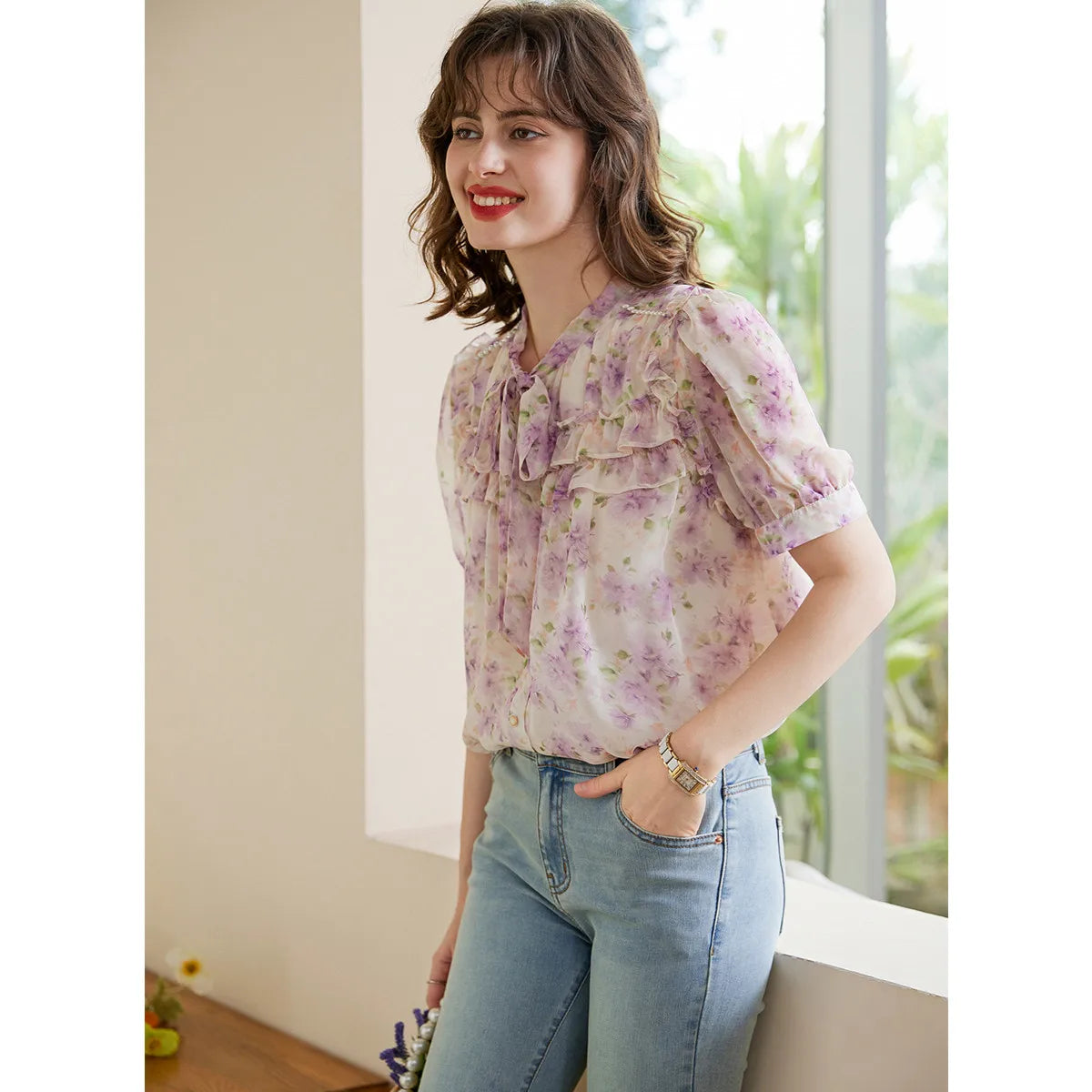 Petal & Pearl Bloemenblouse