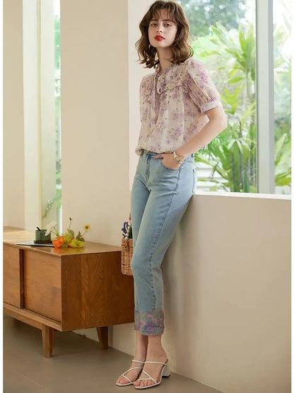 Petal & Pearl Bloemenblouse