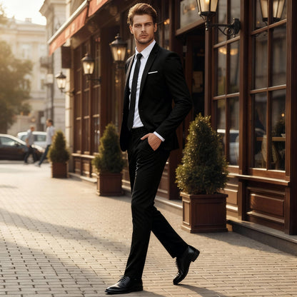 Luca | Elegant Slim Fit Heren Pakset voor Zakelijke en Speciale Gelegenheden 4