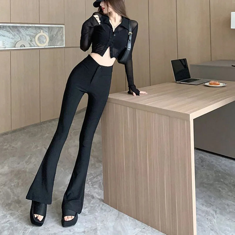 Elegance Mode Zomer High Waied Broek