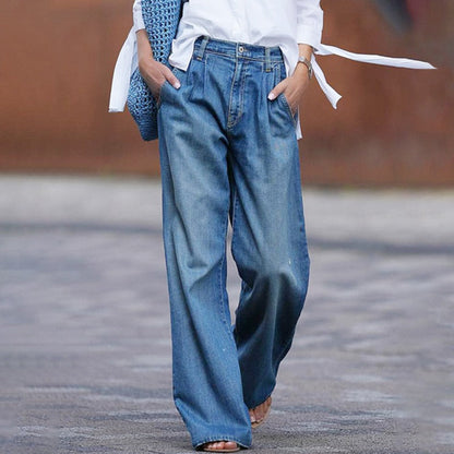 Luna | Casual Wijd Gesneden Dames Jeans 1