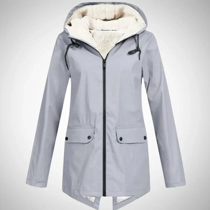 Luna | Dames Regenjas Lang – Waterafstotend, Fleece Gevoerd & Comfortabel 6