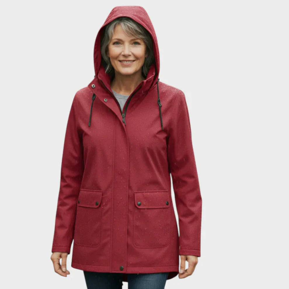 Luna | Dames Regenjas – Lichtgewicht, Waterdicht & Stijlvol voor Elk Weer 3