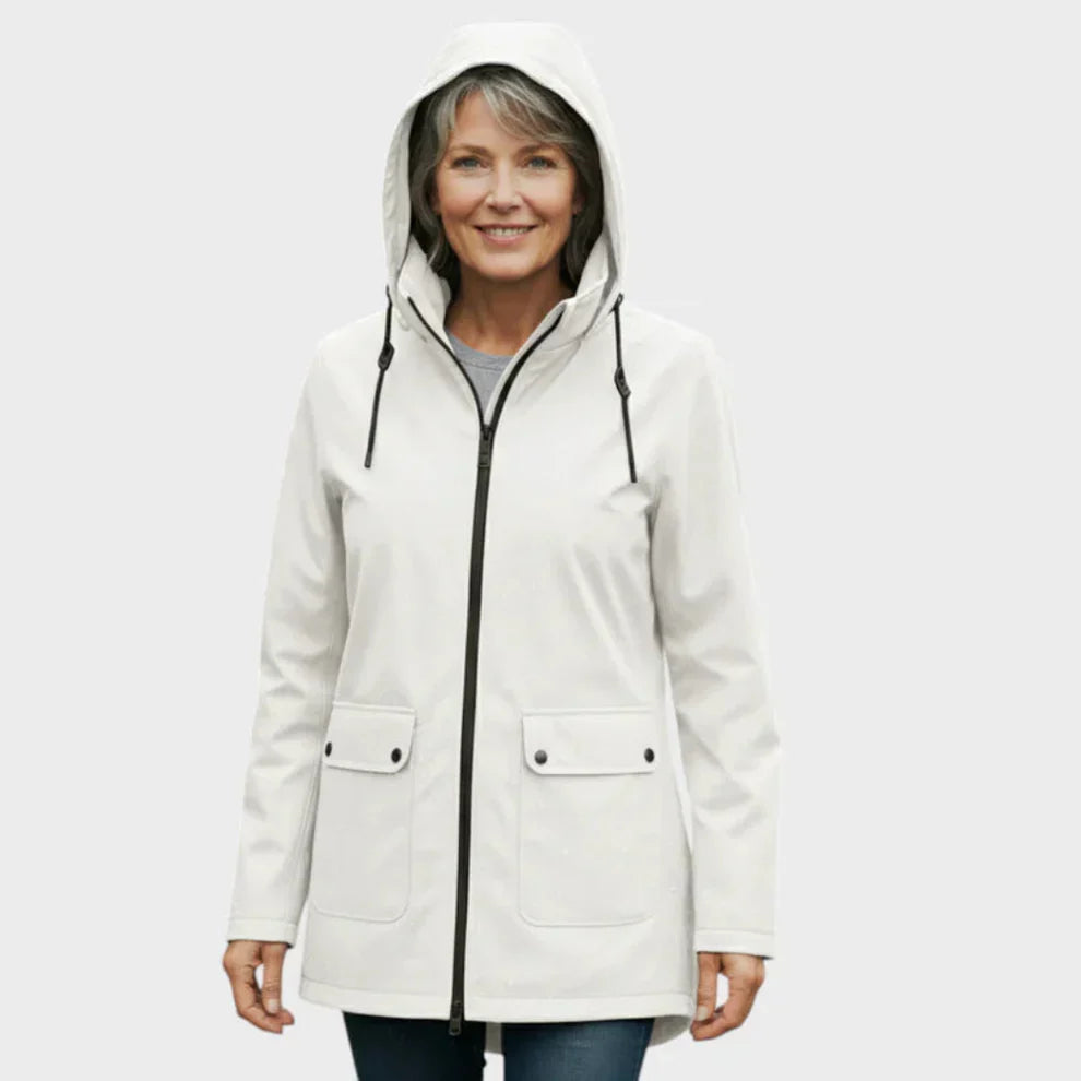 Luna | Dames Regenjas – Lichtgewicht, Waterdicht & Stijlvol voor Elk Weer 6