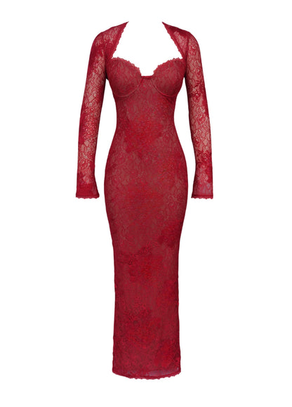 Luna | Elegante Zwarte Lange Jurk voor Dames 9
