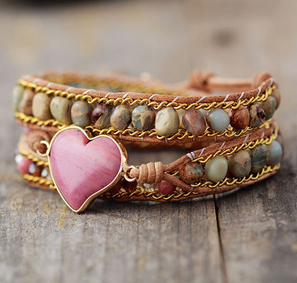 Rhodochrosiet Armband Helend voor Hart en Ziel