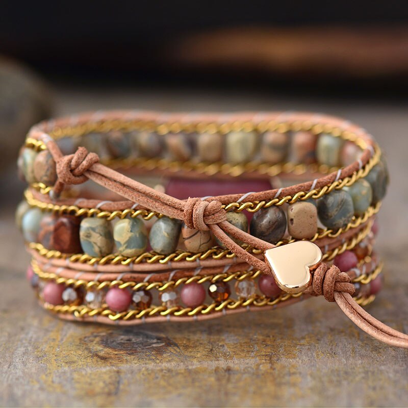 Rhodochrosiet Armband Helend voor Hart en Ziel