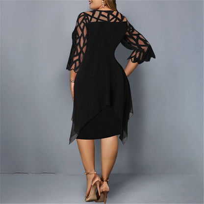 Luxe Livia | Dames Jurk – Elegant, Comfortabel & Plus Size Midi-jurk 5
