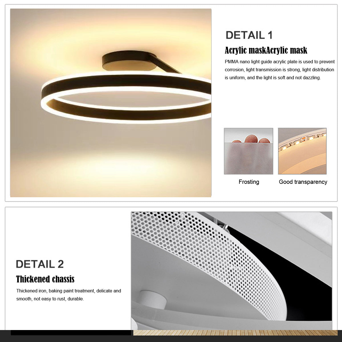 LED Plafondlamp Dimbaar Modern Design Luminara