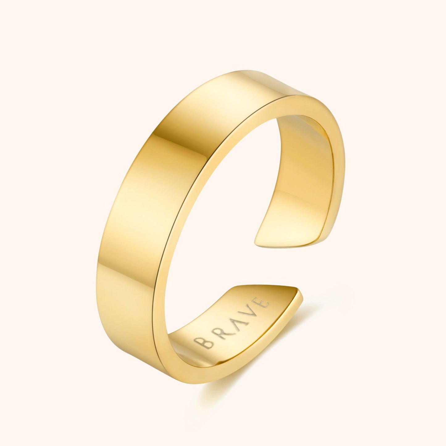 Heren Zilveren Ring Stoer en Modern