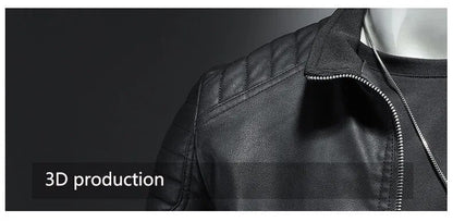 Leren Biker Jas Bomber Model Geschikt voor Dagelijks Gebruik