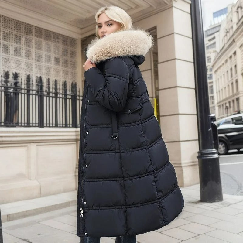 Warme Faux Fur Winterjas voor Dames