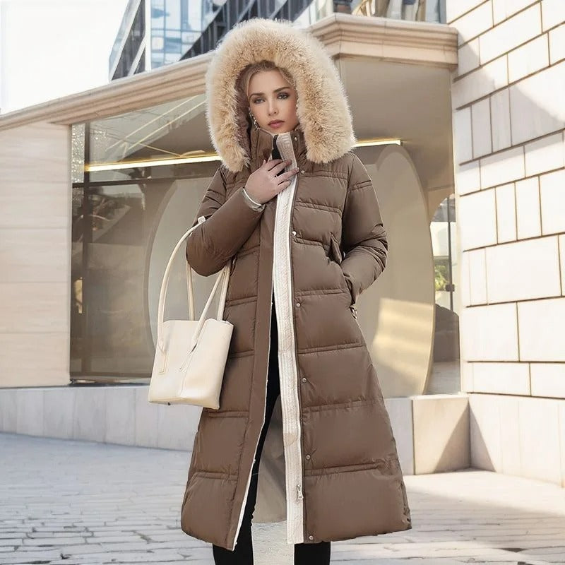 Warme Faux Fur Winterjas voor Dames