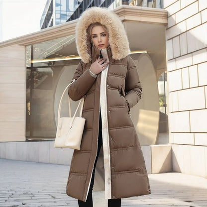 Warme Faux Fur Winterjas voor Dames