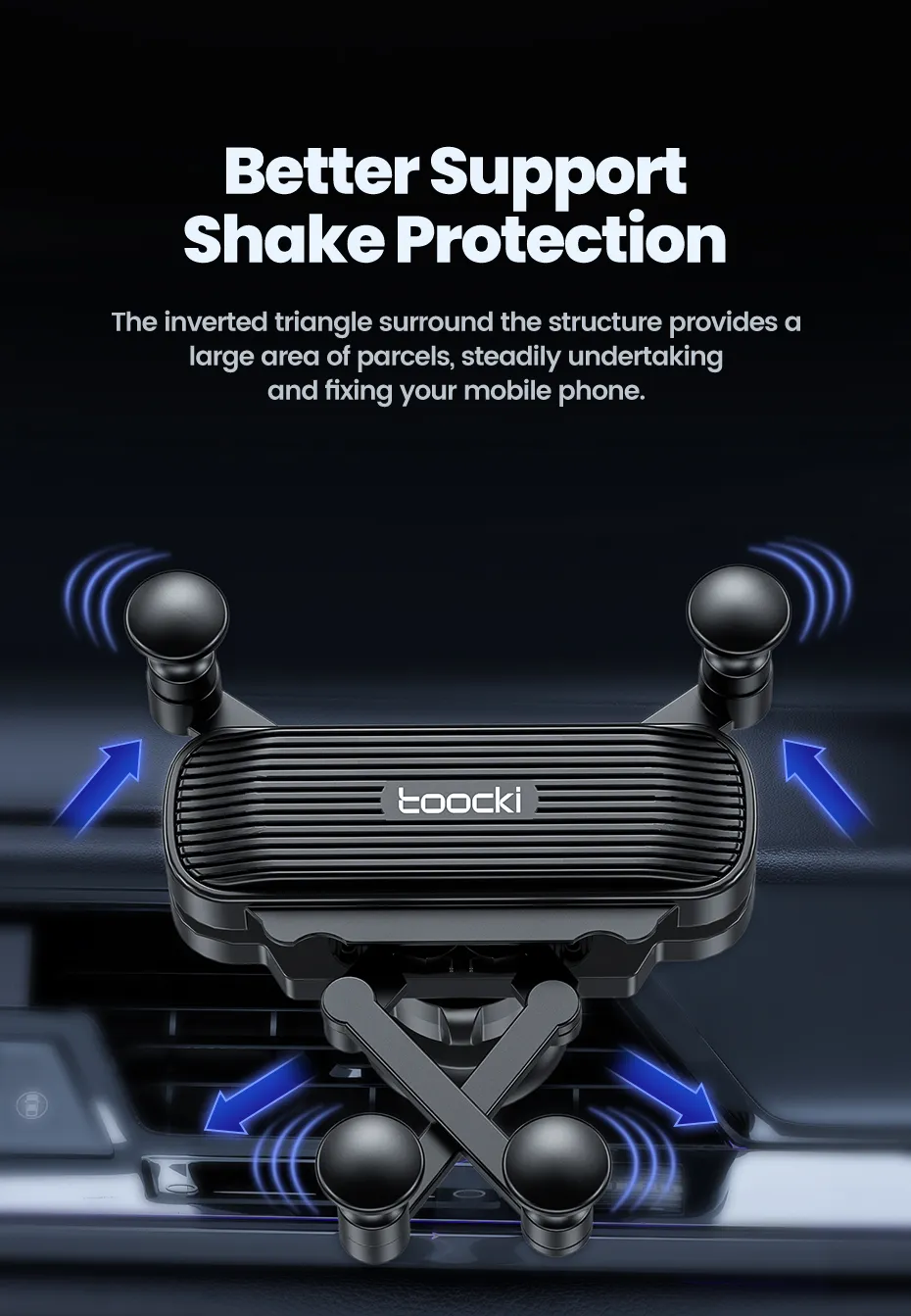 Telefoonhouder Auto Ventilatie Bevestiging