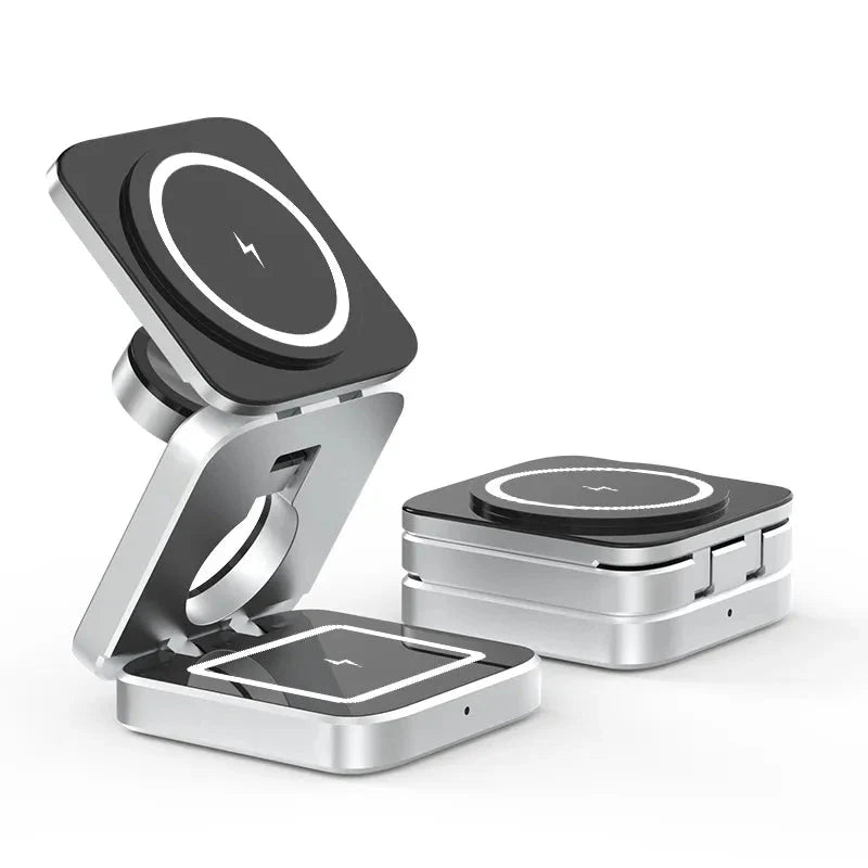 3-in-1 Oplader Laadstation Magnetisch Opvouwbaar - Mode Vibes